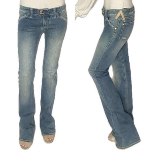 💜💜TWISTED HEART  BLING JEANS 26 X 35 - Picture 10 of 17